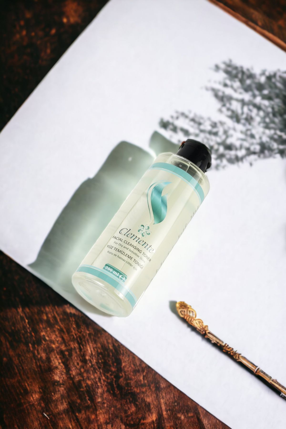 Clemente Facial Cleansing Toner (Yüz Temizleme Toniği 200ml)(Kuru ve Hassas Ciltler İçin)