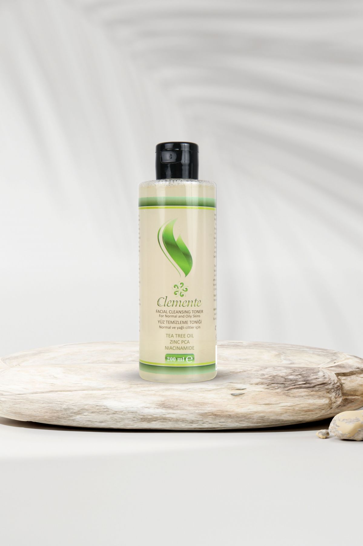 Clemente Facial Cleansing Toner (Yüz Temizleme Toniği 200ml) (Normal ve Yağlı Ciltler İçin)