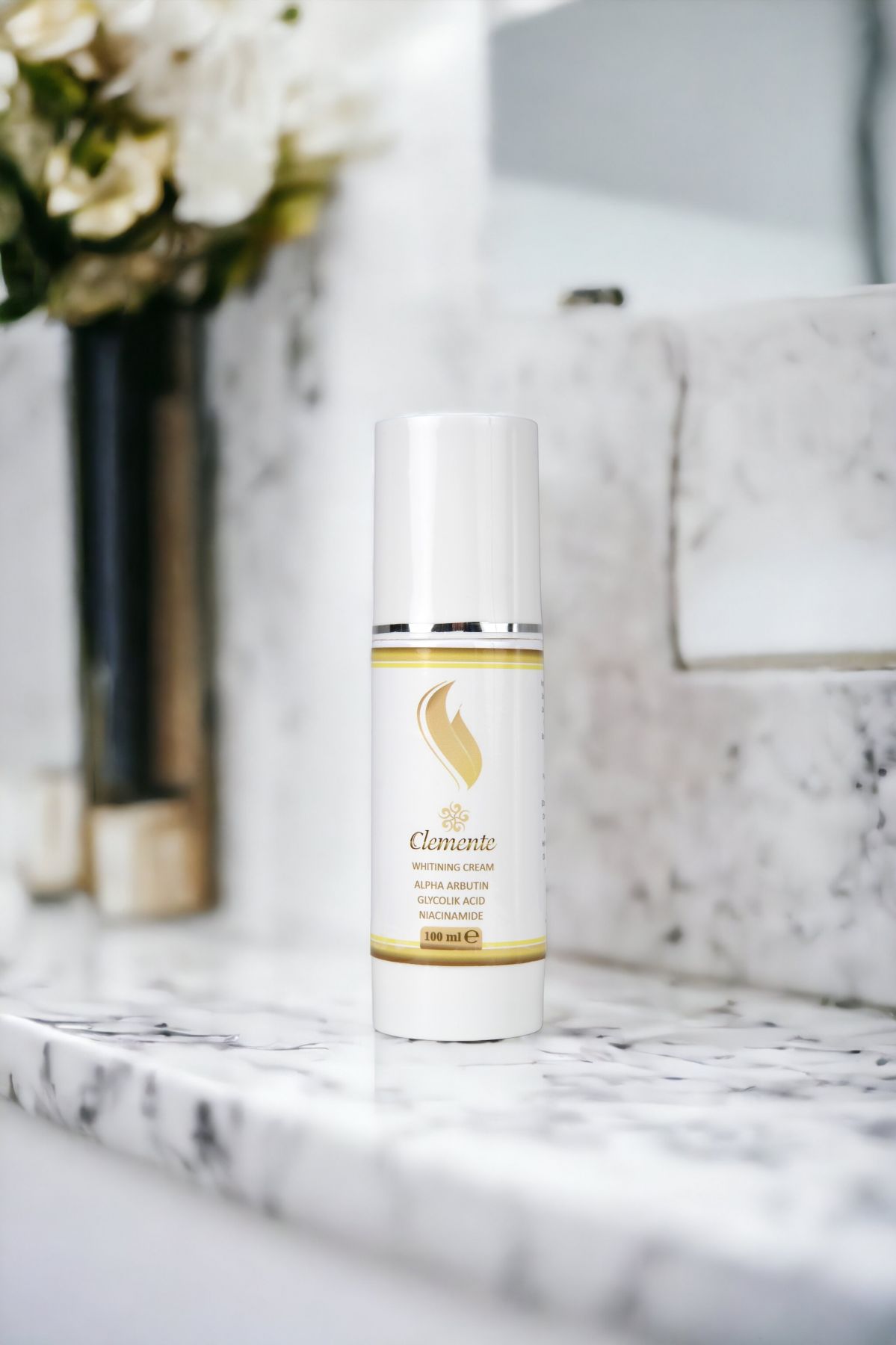 CLEMENTE Yüz ve Vücut beyazlatıcı Serisi (Face & Body Whitening Cream 100ml)